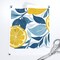 Citrus Mediterranean Summer Lemon Kitchen Fruit Distressed Faux Tile Texture Garden Trees Spring Italy Modern Farmhouse Classic Traditional Custom Printed Fabric by Spoonflower Various Fabrics by the Yard or Fat Quarter